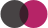 black magenta balls